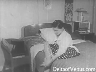 Vintáž porno 1950s - sexuálny sliedič súložiť - peeping tom