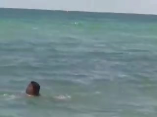 Mój azjatyckie laska na miami plaża